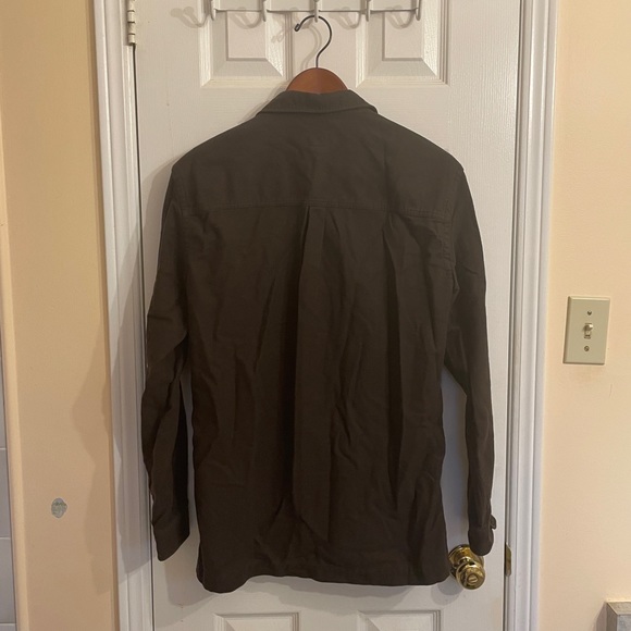 Frank and Oak brown button down top - Picture 3 of 3